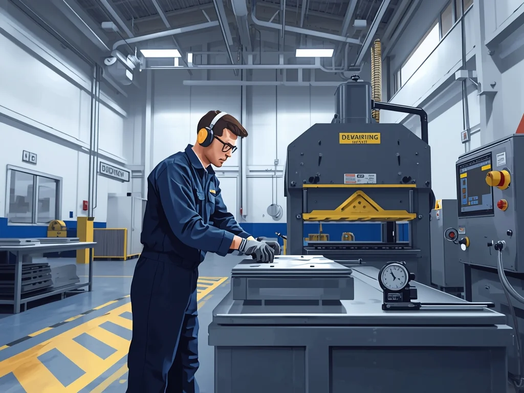 Obrazek poglądowy: Tłoczarz w metalu