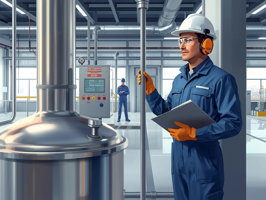 Obrazek poglądowy: Operator reaktorów i autoklawów