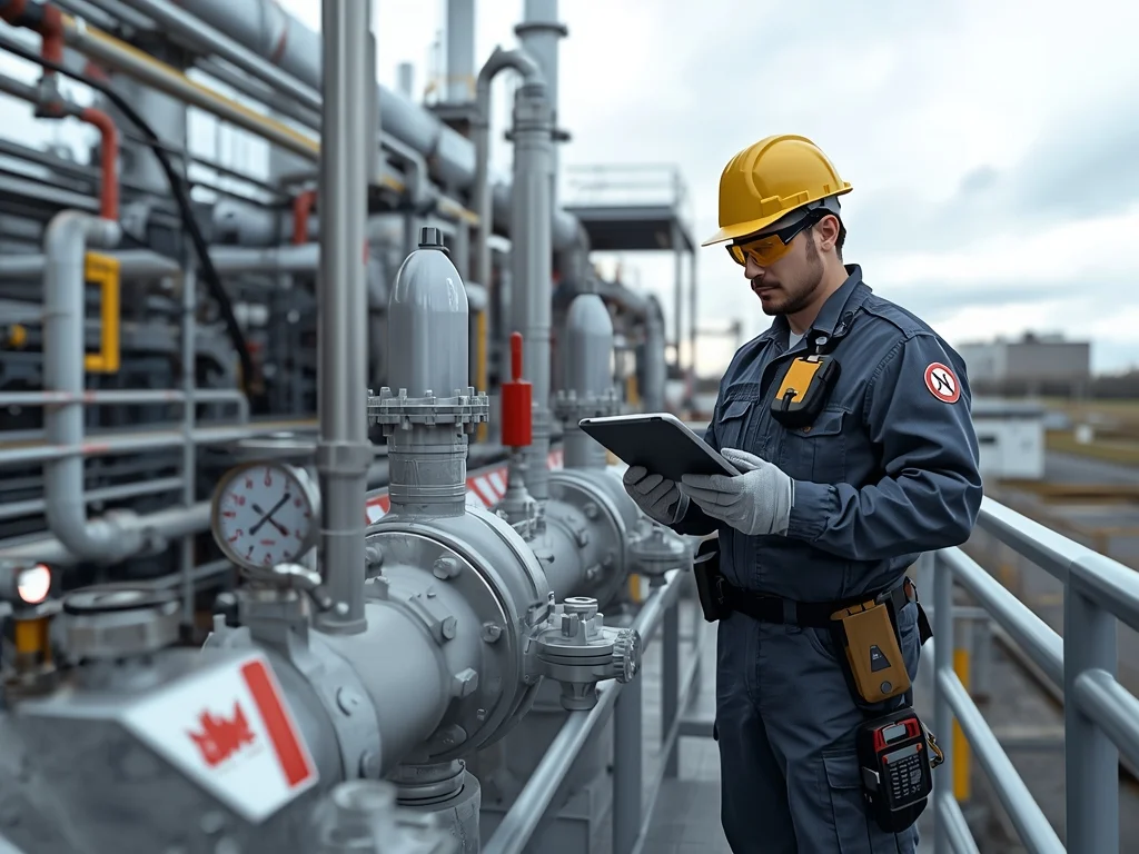 Obrazek poglądowy: Operator urządzeń do przeróbki ropy naftowej i gazu