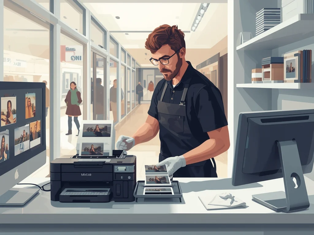 Operator minilabu fotograficznego