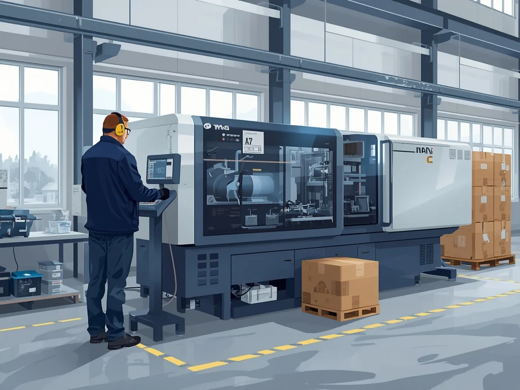 Obrazek poglądowy: Operator wtryskarki