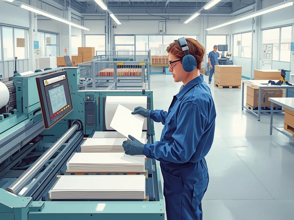 Operator maszyn do produkcji papierowych artykułów piśmiennych