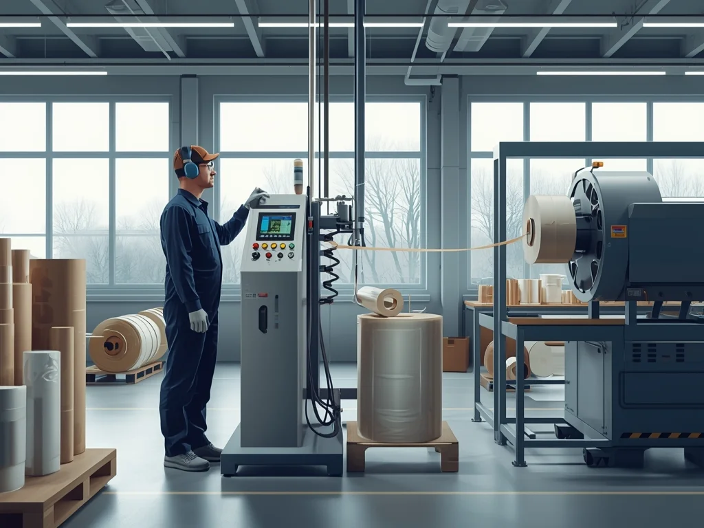 Obrazek poglądowy: Operator maszyn do produkcji sznurka i tulei