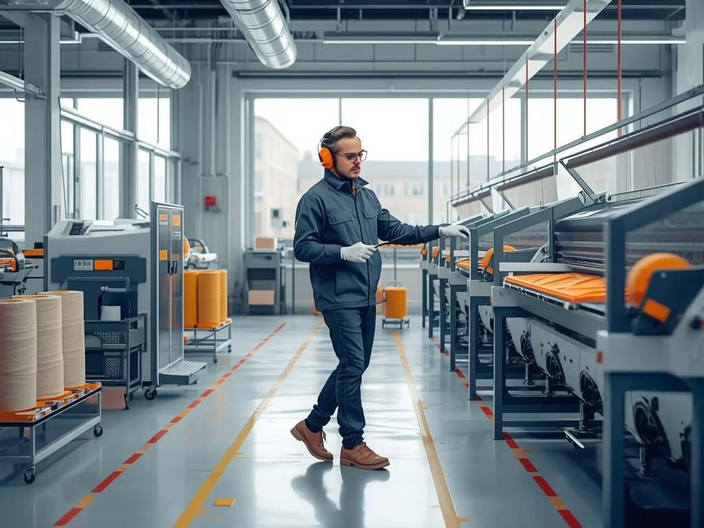 Obrazek poglądowy: Operator maszyn dziewiarskich