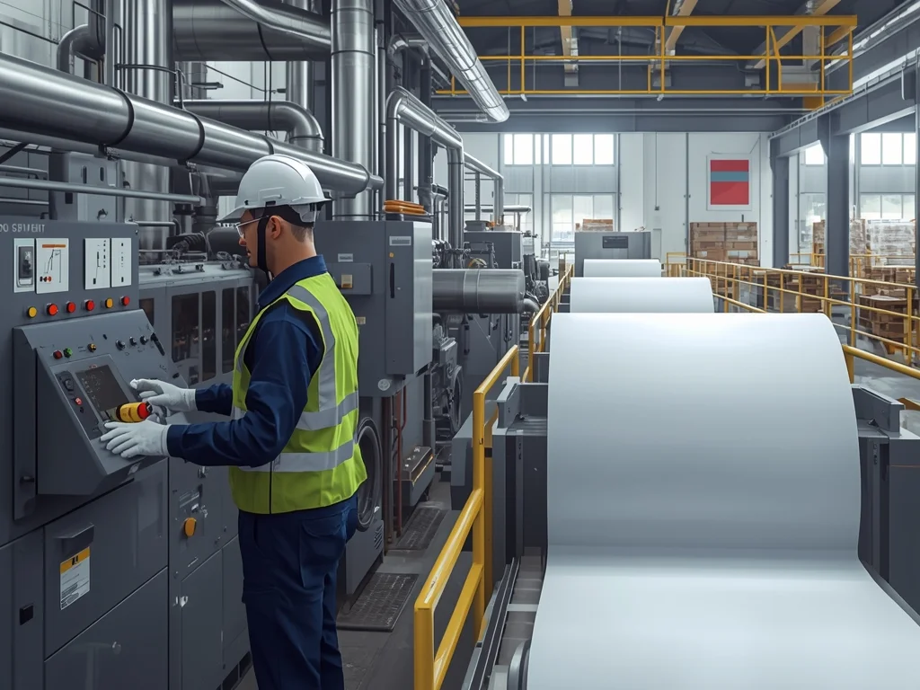 Operator maszyny odwadniającej celulozę