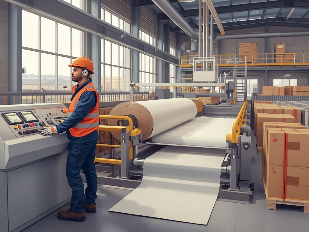 Obrazek poglądowy: Operator maszyny tekturniczej