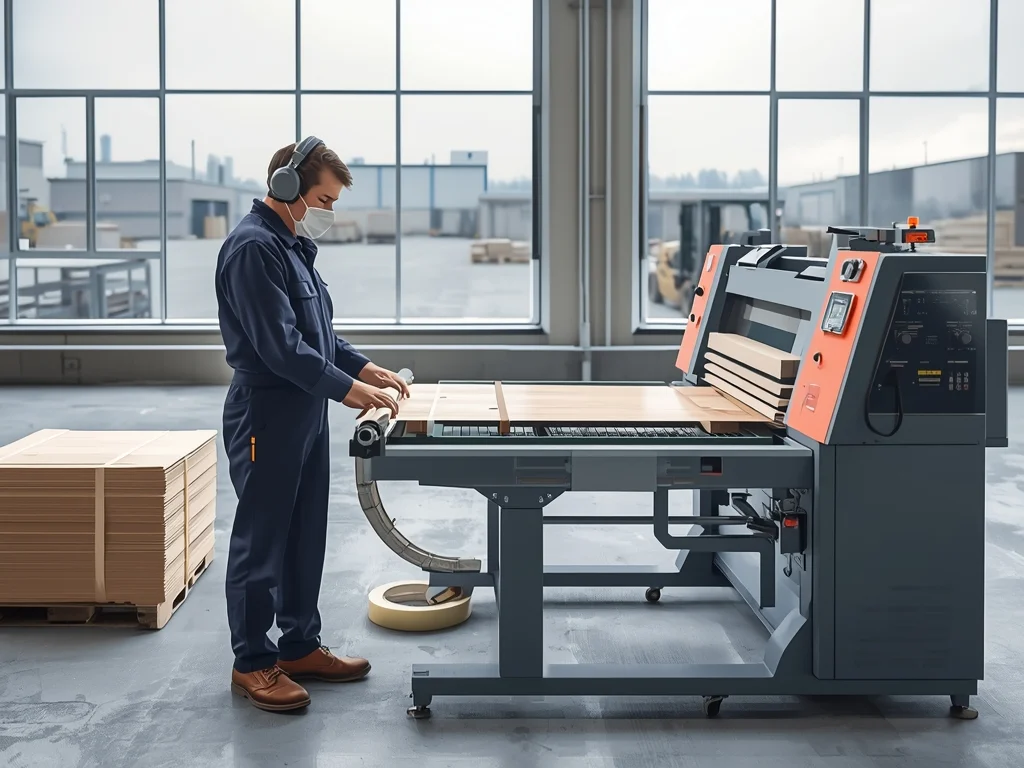 Obrazek poglądowy: Operator spajarek okleiny i łuszczki