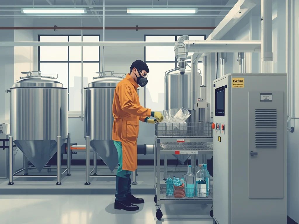 Operator urządzeń do chemicznego polerowania szkła