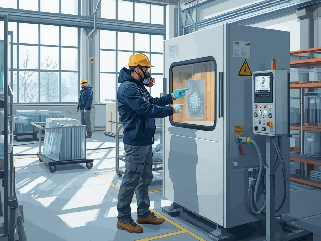 Operator urządzeń do matowania wyrobów szklanych