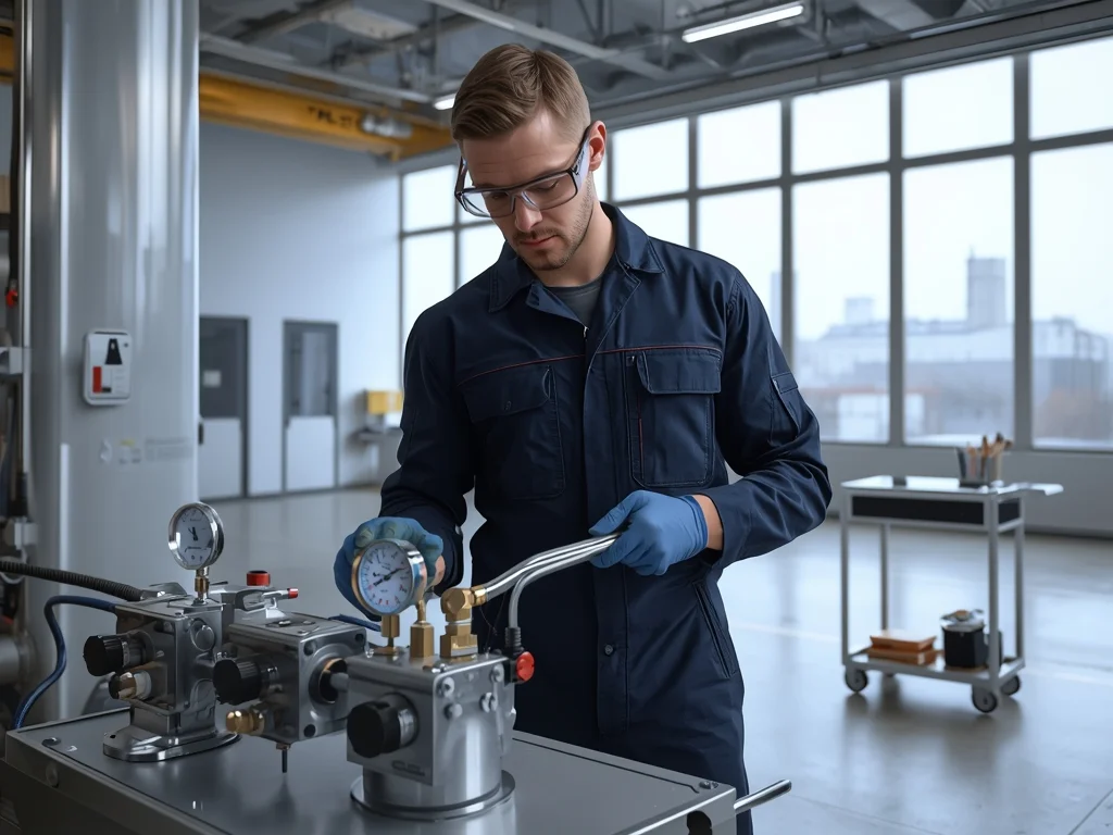 Obrazek poglądowy: Monter układów hydraulicznych i pneumatycznych