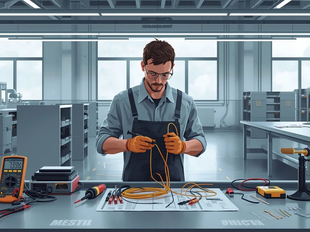 Obrazek poglądowy: Monter wiązek elektrycznych