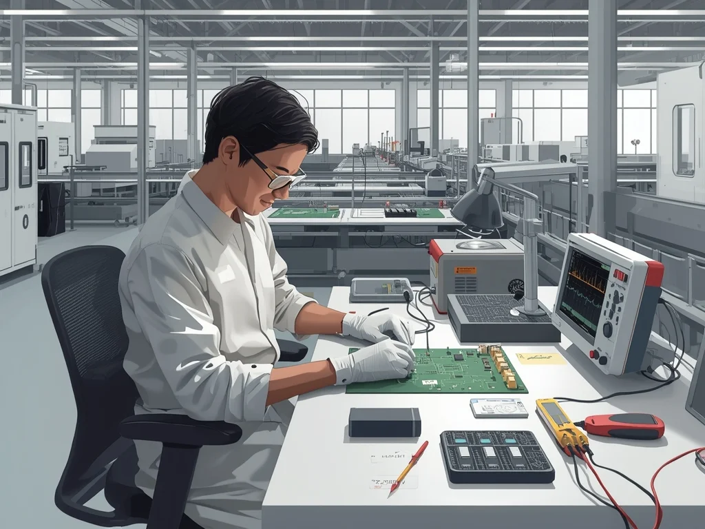 Obrazek poglądowy: Monter podzespołów i zespołów elektronicznych