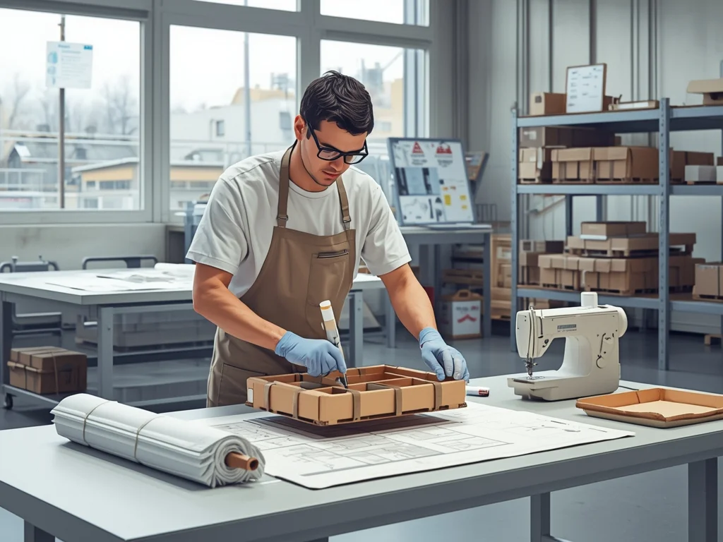 Monter wyrobów tekstylnych, z tektury i pokrewnych materiałów