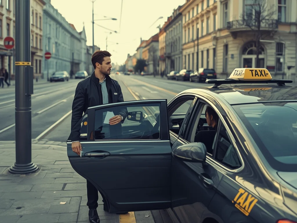 Obrazek poglądowy: Taksówkarz
