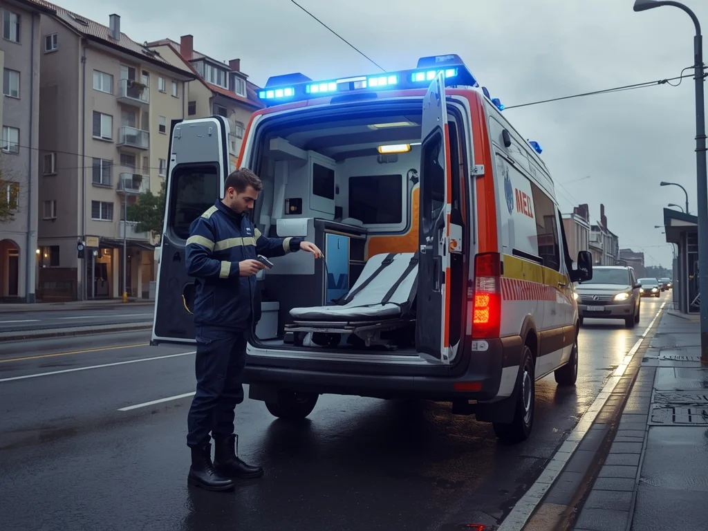 Obrazek poglądowy: Kierowca pojazdu uprzywilejowanego