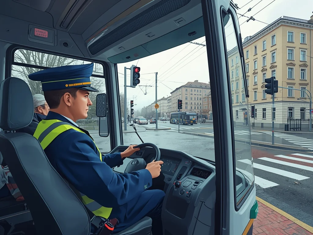 Obrazek poglądowy: Kierowca trolejbusu