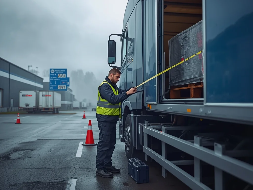 Obrazek poglądowy: Kierowca samochodu ciężarowego