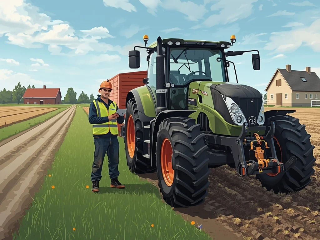 Kierowca ciągnika rolniczego