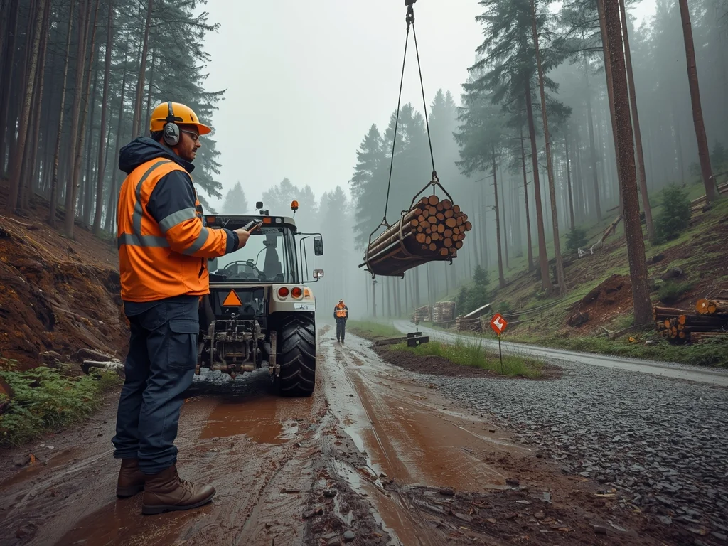Operator zrywkowych kolejek linowych