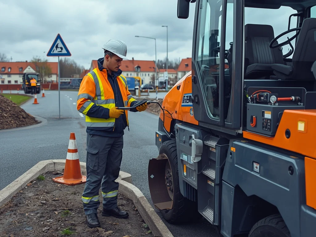 Obrazek poglądowy: Mechanik maszyn i urządzeń drogowych