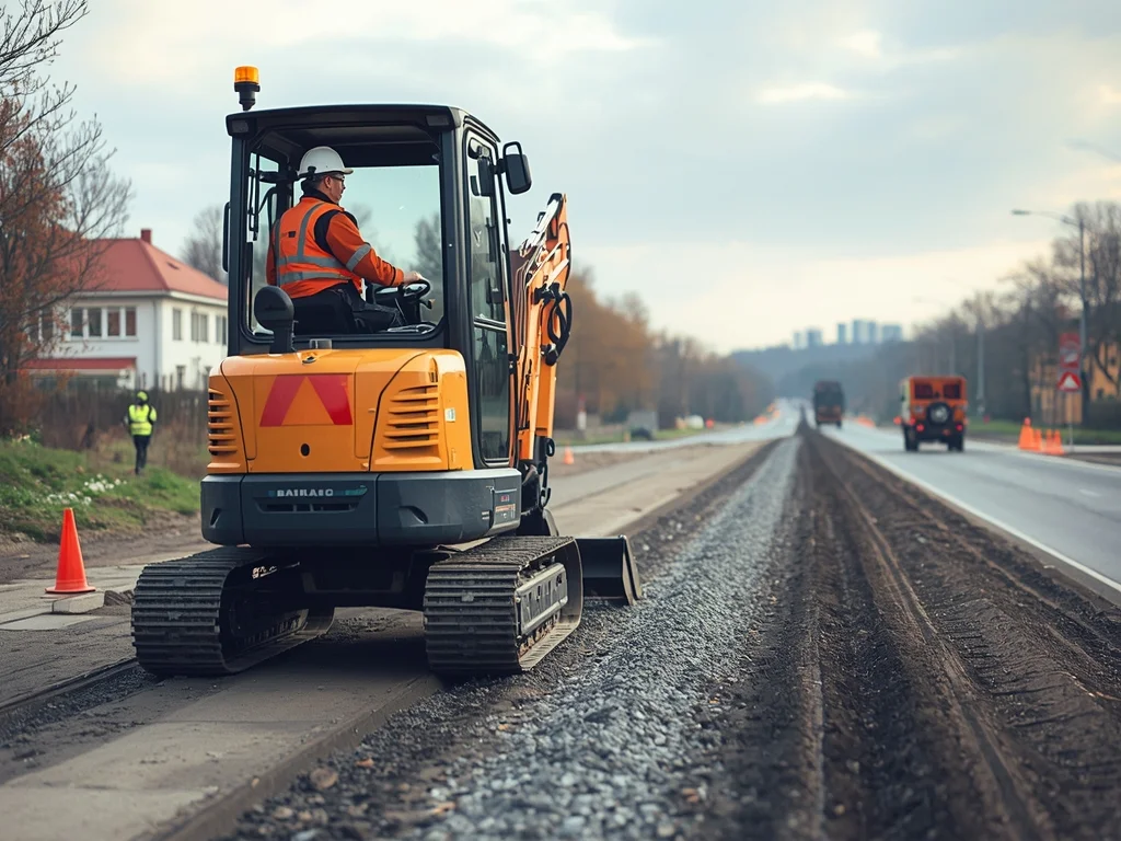 Obrazek poglądowy: Operator maszyn i urządzeń do robót ziemnych i drogowych