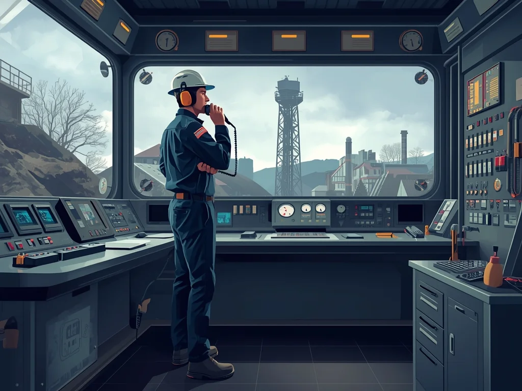 Maszynista górniczych maszyn wyciągowych