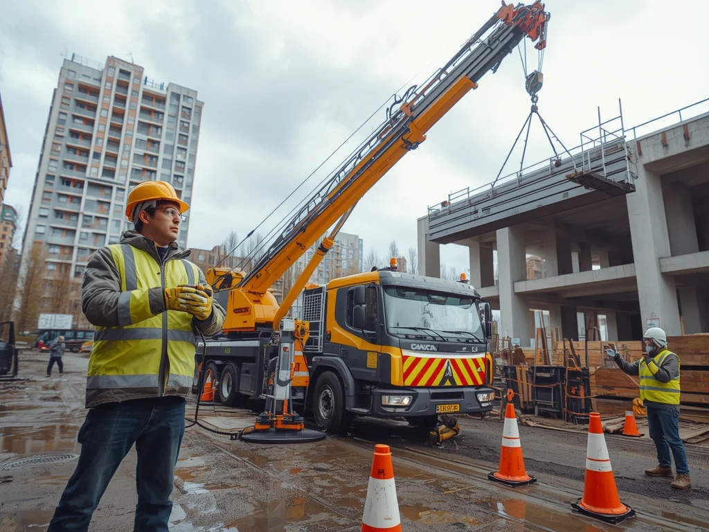 Operator żurawia jezdniowego