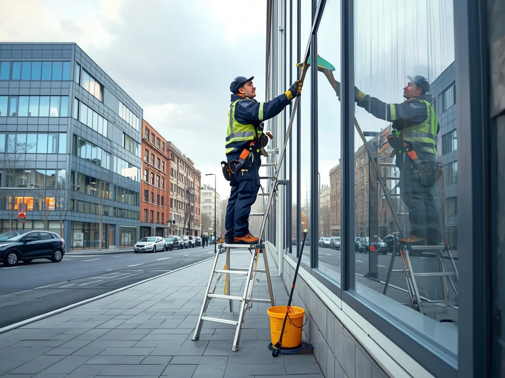 Obrazek poglądowy: Zmywacz okien (czyściciel szyb)
