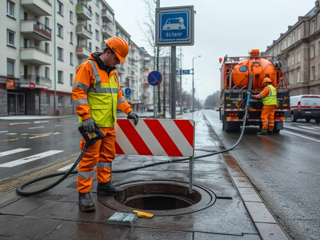 Obrazek poglądowy: Oczyszczacz kanalizacyjny (kanalarz)