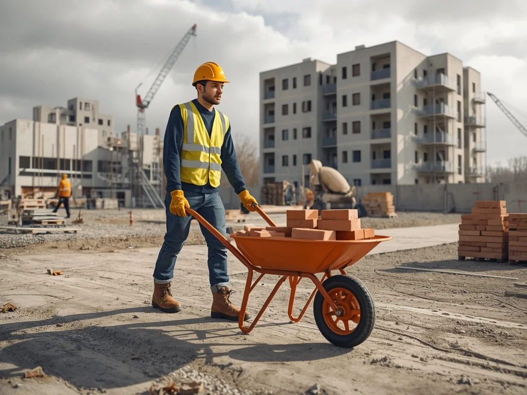Pomocniczy robotnik budowlany
